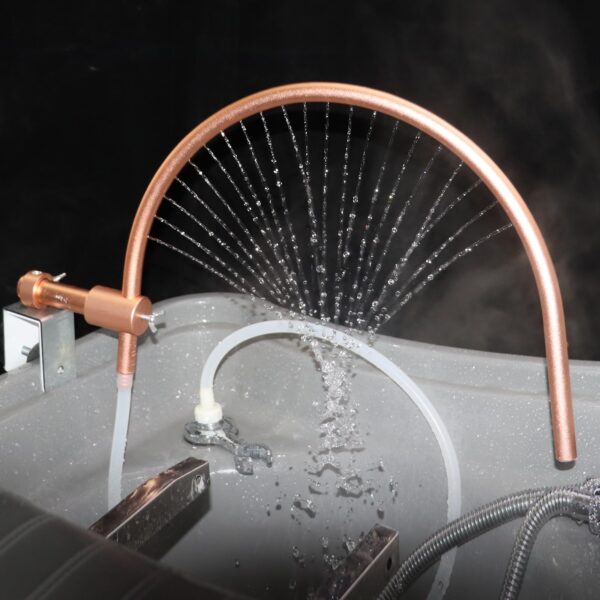 Head Spa Equipment Frame with Pump, Portable Extensions Water Circulation Waterfall, Scalp Massage Water Outlet Basin Attachment Rack