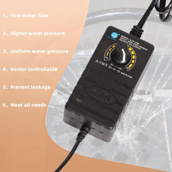 Head Spa Portable Water Therapy Water Outlet Frame Waterfall Adjustable Fits Most Shampoo Bowl Bed For Massage Salon Equipment, Gold - Image 8