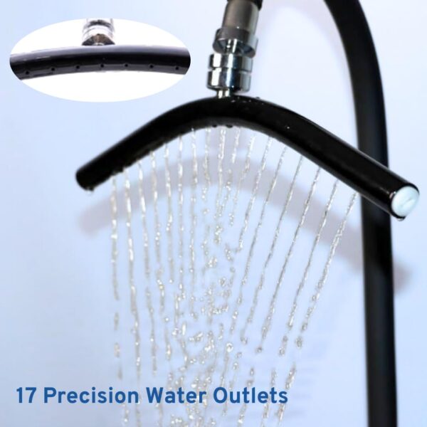 Head Spa Tools Spa Waterfall for Shampoo Bowl, Salon & Spa Massage Equipment, Black - Image 9