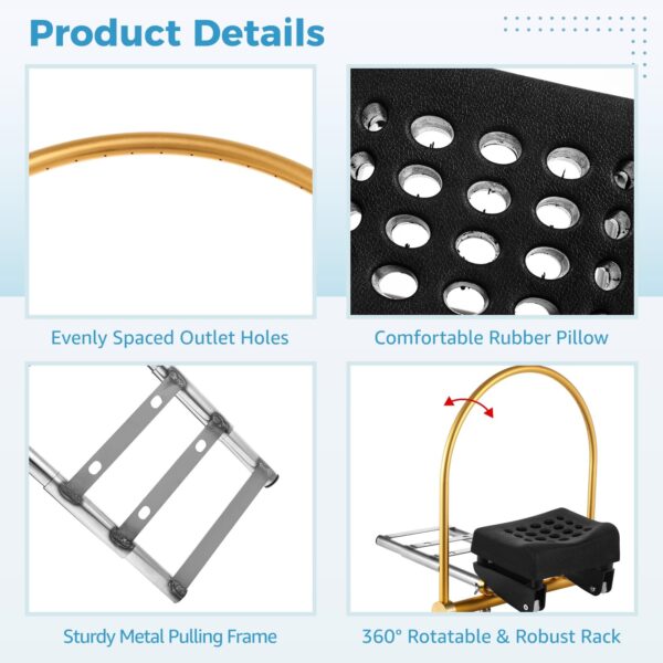 Head Spa Waterfall Equipment, Water Circulation Shampoo Bowl Rack & Pillow, Head Spa Attachment for Salon, Shampoo Bed Show Accessories, Ideal for Salon Hair Washing Station - Image 6