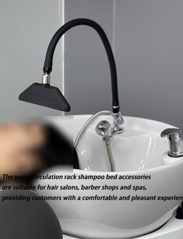 Shampoo Bowl Waterfall Head Spa Equipment，Head Spa Equipment Frame with Pump, Portable Rotatable Water Circulation Waterfall, Scalp Massage Water Outlet Basin Attachment Rack(Style1) - Image 7