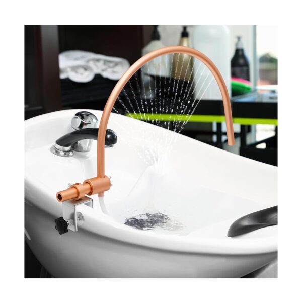Head Spa Water Frame, Waterfall Adjustable Water Circulation Equipment Accessories, Fits Most Shampoo Bowl Bed, with Pump Salon Water Circulation Rack