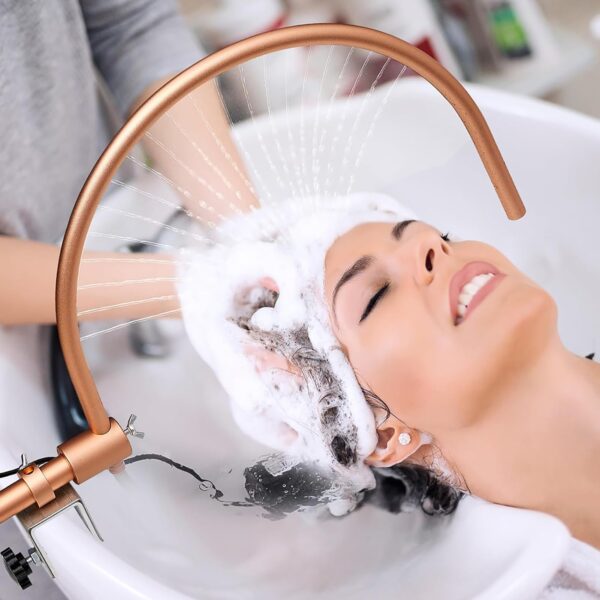 Head Spa Water Frame, Waterfall Adjustable Water Circulation Equipment Accessories, Fits Most Shampoo Bowl Bed, with Pump Salon Water Circulation Rack - Image 4