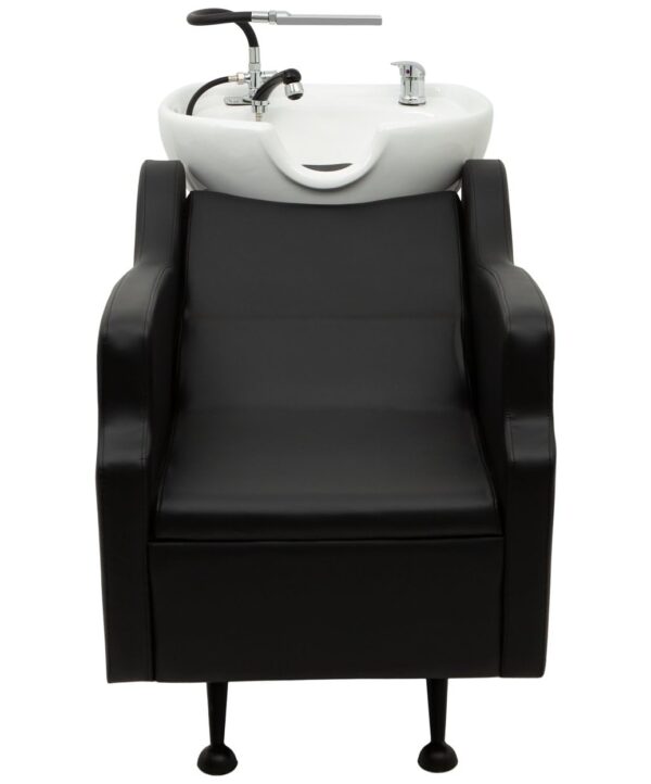P650 Italian Head Spa Waterfall Attachment with Built-In Valve for Professional Salon & Barbershop Shampoo Bowls, Includes Handheld Sprayer and 2 Receiver Plates, PIB-P650 - Image 9