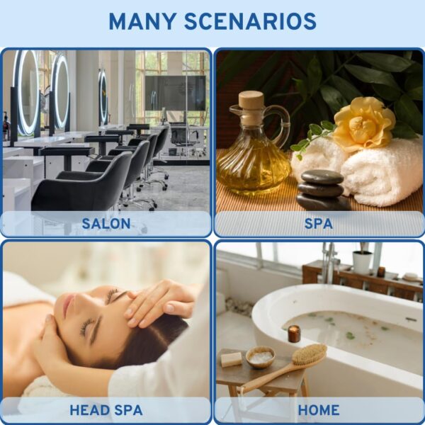 Head Spa Waterfall for Shampoo Bowl,Portable Salon & Spa Equipment,Water Circulation Tools for Hair Salon Equipment,at Home Head Spa - Image 8