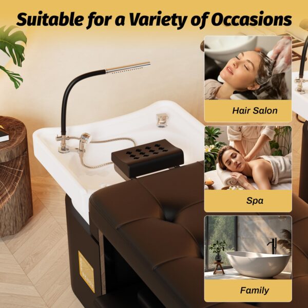 Head Spa Equipment, Head Spa Attachment for Shampoo Bowl, Portable Waterfall Attachment for Salon and Home - Image 6