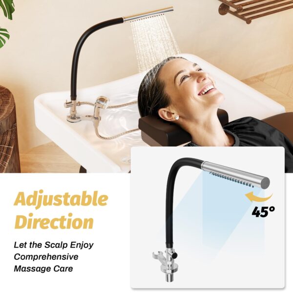 Head Spa Equipment, Head Spa Attachment for Shampoo Bowl, Portable Waterfall Attachment for Salon and Home - Image 7