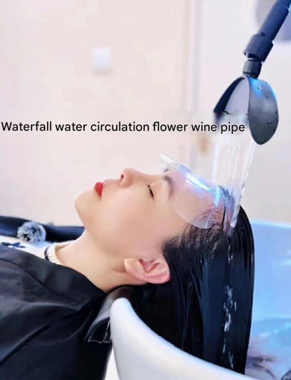 Head Spa Equipment Head Spa Portable Water Therapy Water Outlet Frame Waterfall, Hair Salon Water Circulation Rack for Shampoo Bowl, Massage Hair Sink Shower Head - Image 8