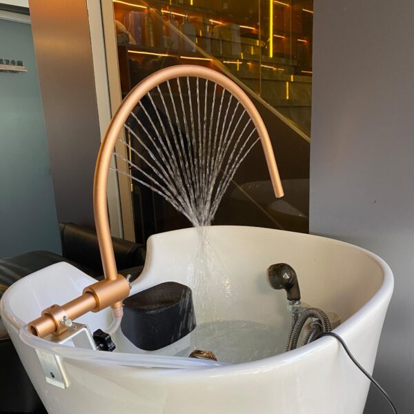 Modern U-Shaped Head Spa Equipment Shampoo Bowl Waterfall Hydrotherapy Adjustable Fits Most Shampoo Basin Bed Massage Salon Equipment - Image 5