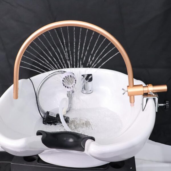 Head Spa Water Frame with Pump for Shampoo Sink, Portable Salon Shower Head Equipment, Shampoo Bowl Waterfall