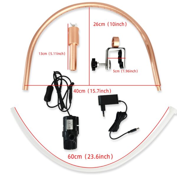 Head Spa Water Frame with Pump for Shampoo Sink, Portable Salon Shower Head Equipment, Shampoo Bowl Waterfall - Image 5