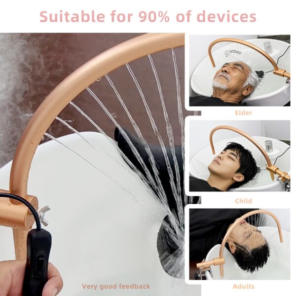 Head Spa Water Frame with Pump for Shampoo Sink, Portable Salon Shower Head Equipment, Shampoo Bowl Waterfall - Image 7