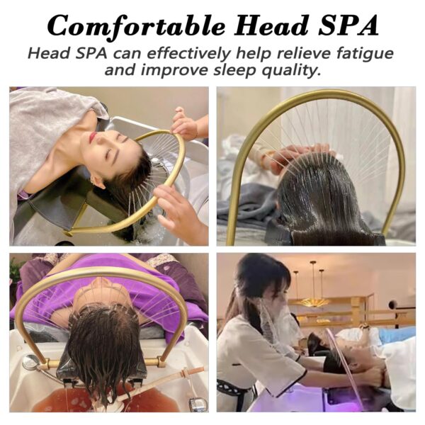 Japanese Head Spa Equipment Sink Portable with 60L Water Tank, Thermostatic Head Spa Equipment Water Circulation Shampoo Basin, Enhance The Head Wash Experience - Image 7