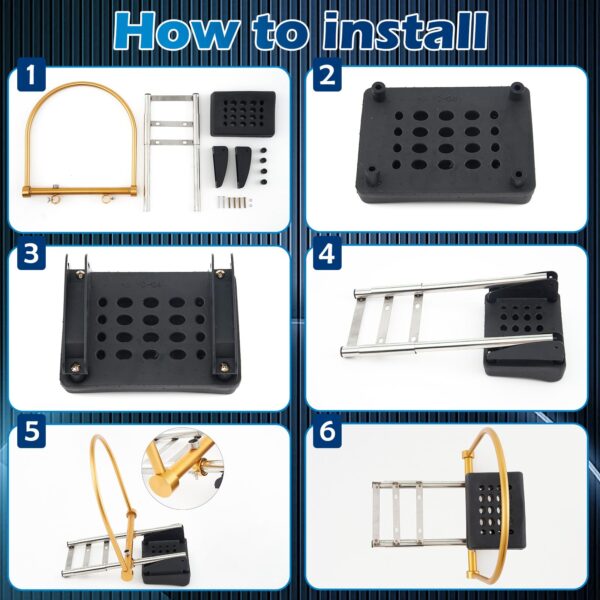 Water Circulation Hair Head Spa Equipment with Pillow Water Circulation Frame Rack Shampoo Bed Accessories for Hair Treatment Fumigation Salon Barber Shop - Image 4