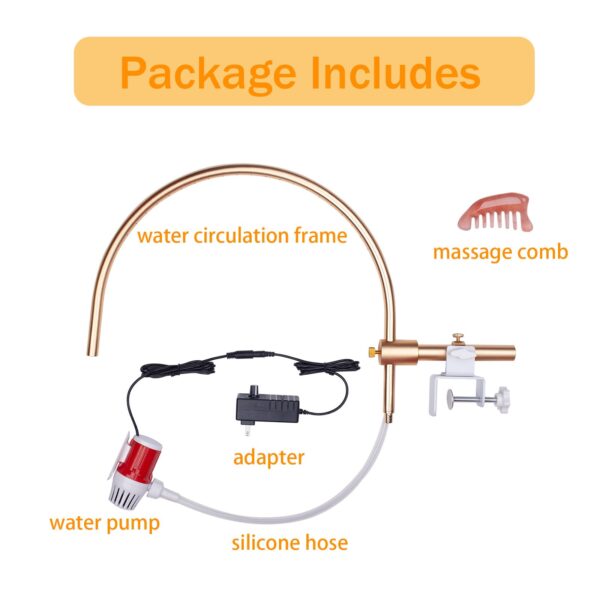 Head Spa Waterfall Equipment,Head Massage Salon Equipment, Suitable for Most Shampoo Basin Bed and Shampoo Bowl Sink Chair,Enhance The Shampooing Experience - Image 6