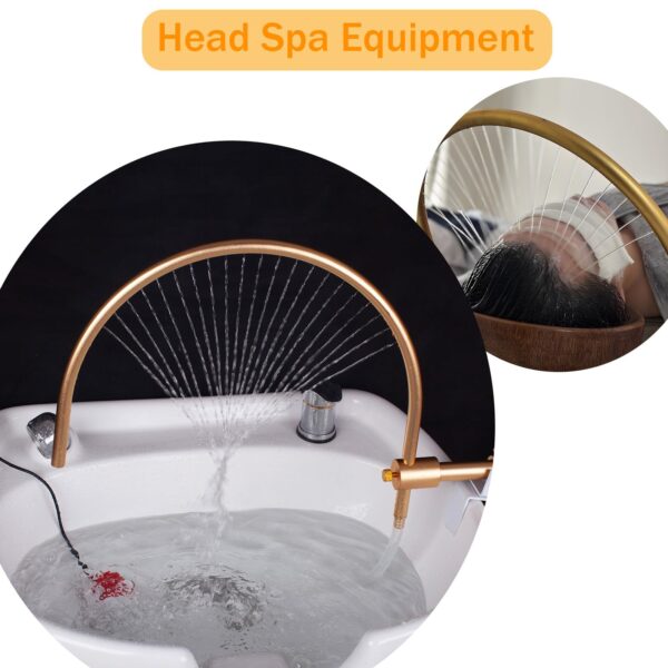 Head Spa Waterfall Equipment,Head Massage Salon Equipment, Suitable for Most Shampoo Basin Bed and Shampoo Bowl Sink Chair,Enhance The Shampooing Experience - Image 7